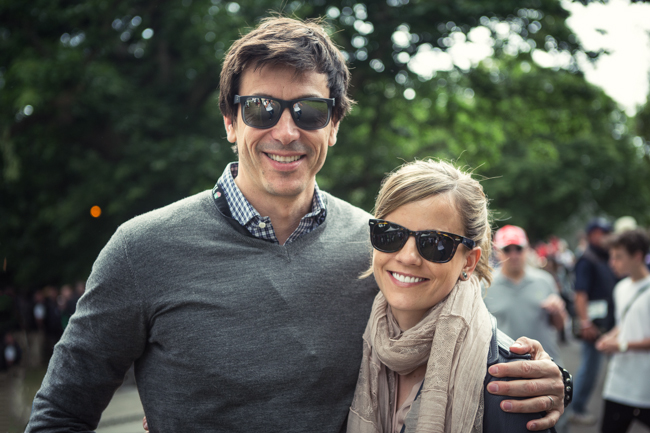 Toto Wolff Susie Wolff Mercedes AMG Williams F1 Driver